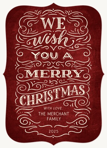 Vintage Wishes Christmas Cards