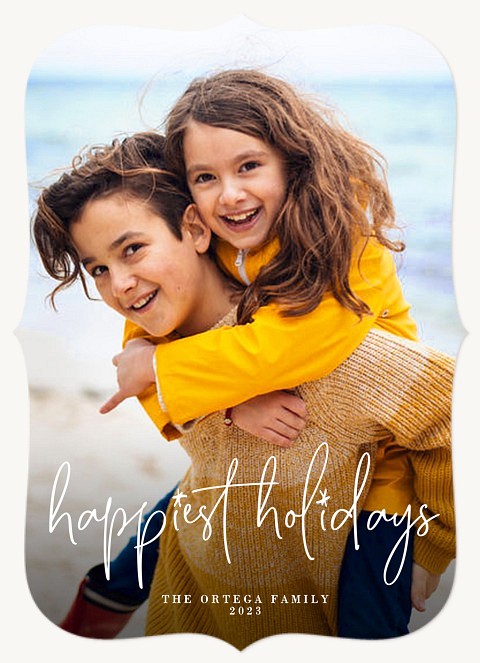 Simply Magical Personalized Holiday Cards