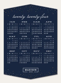 Starlit Calendar