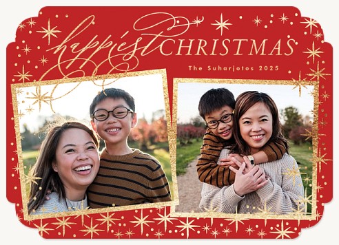 Glistening Greetings Christmas Cards