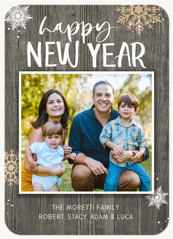 Barnwood Snow Christmas Cards