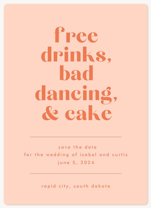 Bad Dancing Save the Date Magnets