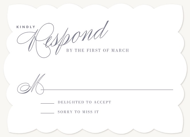 New Traditions Wedding RSVP Cards