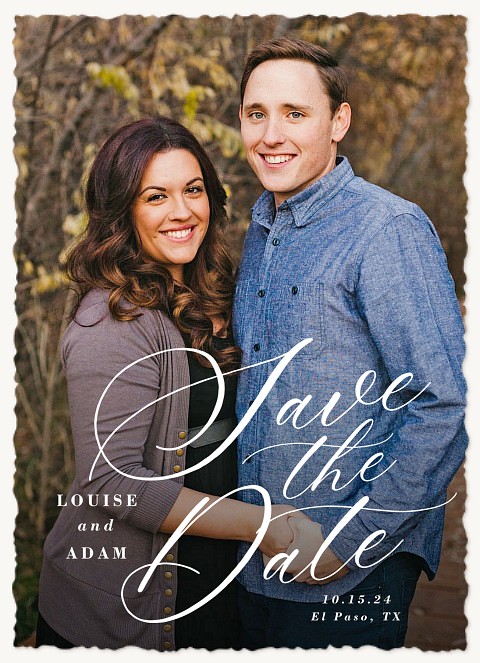Delicate Balance Save the Date Cards