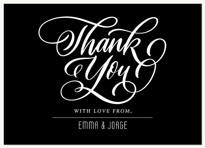 Pen & Ink Thank You Cards 