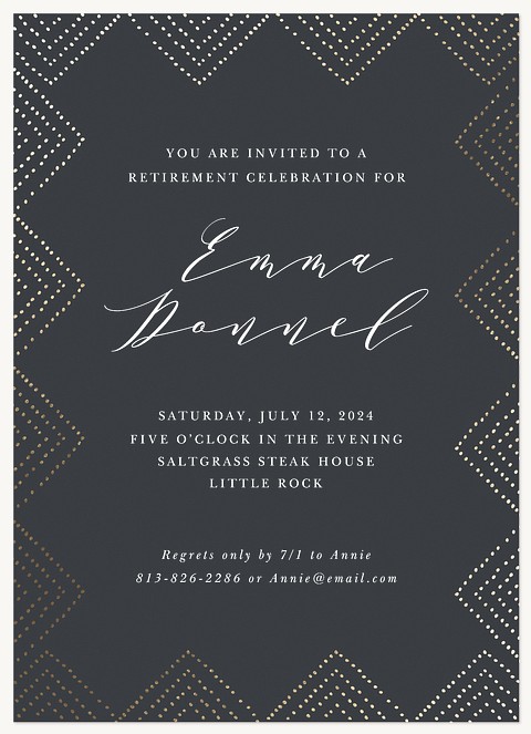 Dotted Geo Invitations