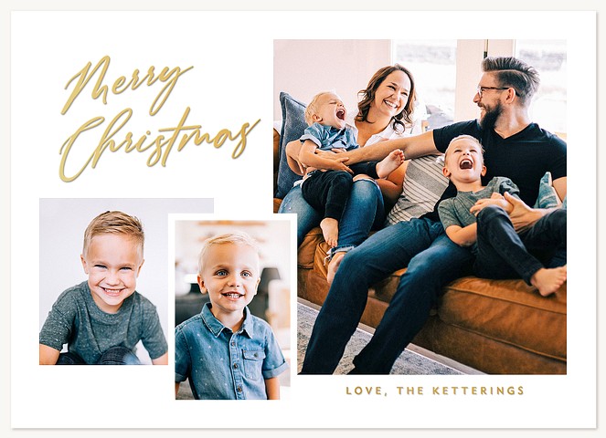 Simplicity Personalized Holiday Cards