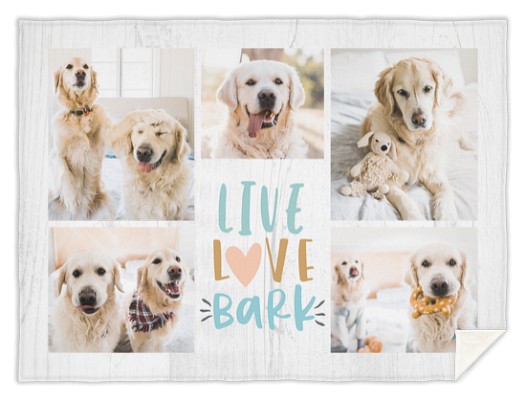 Live, Love, Bark Custom Blankets Live, Love, Bark Custom Blankets