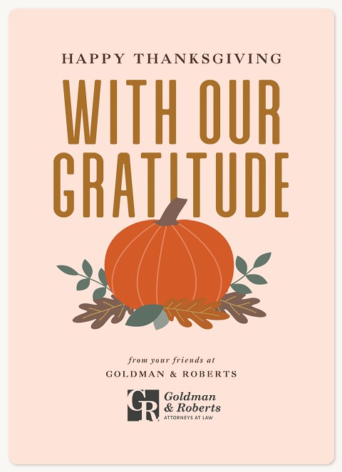 With Our Gratitude Holiday & Christmas Magnet Cards