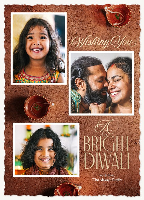 A Bright Diwali Diwali Holiday Cards