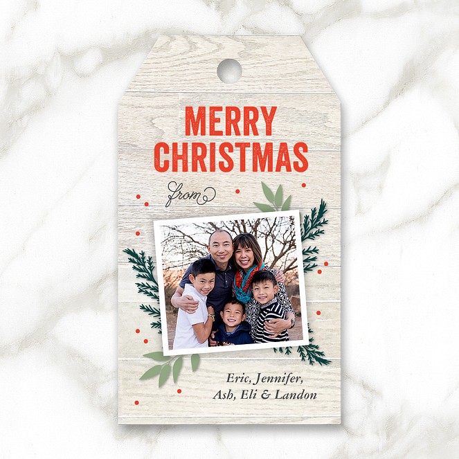 Picture Perfect Custom Gift Tags