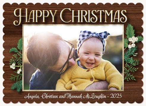 Rustic Botanical Christmas Cards