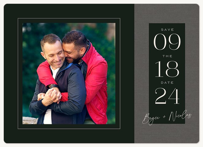 Bold Sophistication Save the Date Magnets