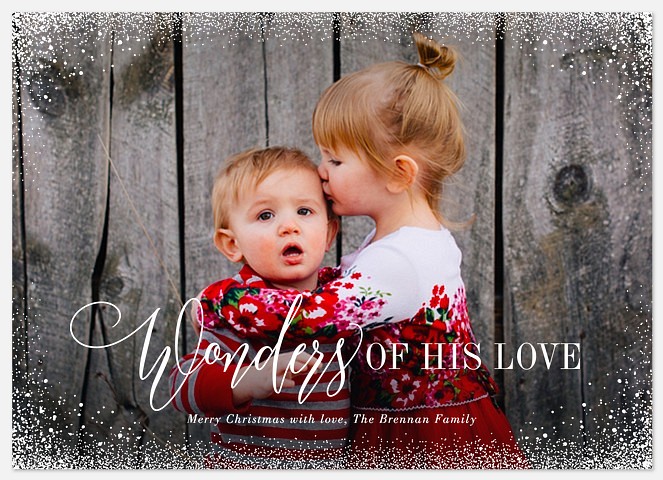 Snowy Wonders Holiday Photo Cards