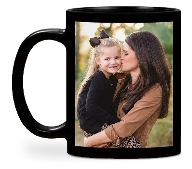 Two Portrait Photos Custom Mugs