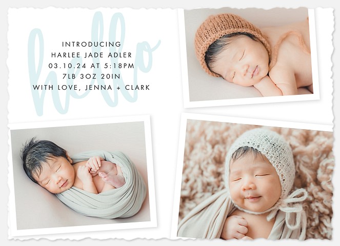 First Photos Baby Birth Announcements