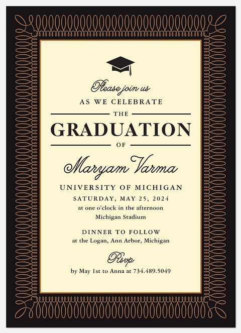 Certified Classic Graduation Cards