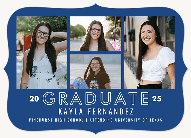 Outlined Graduate | Graduation Cards