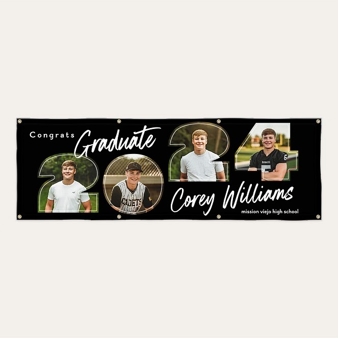 Grad Year Custom Banners Simply to Impress