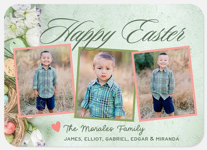 Easter Bounty Easter Photo Cards