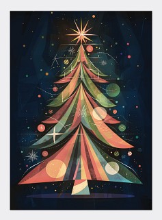 Artistic Christmas Card