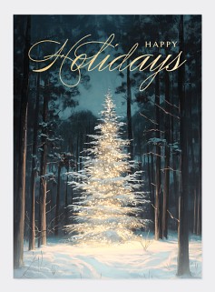 Painted Tree Card