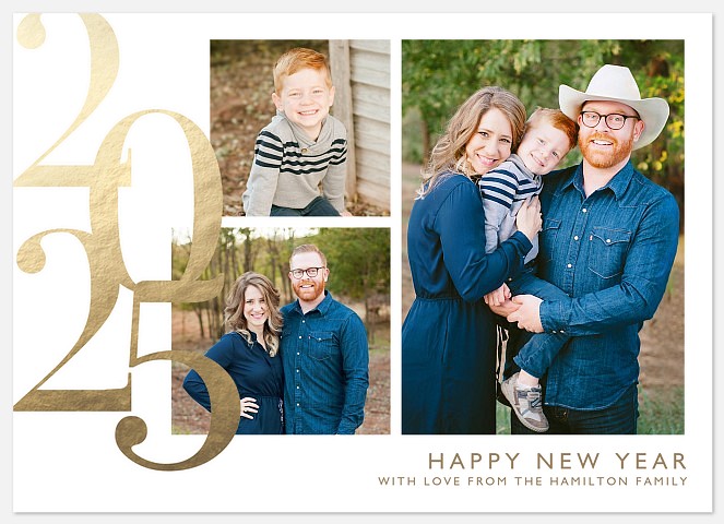 Grand Year Holiday Photo Cards