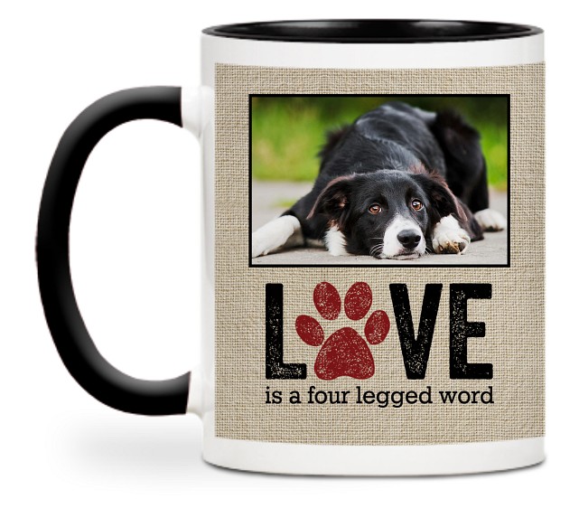 Four Legged Word Custom Mugs