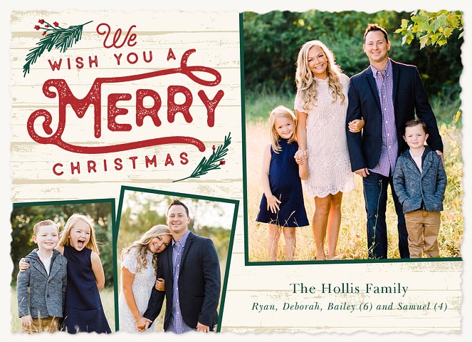 Charming Rustic Christmas Cards