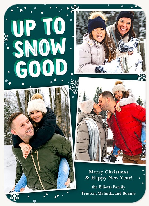 Snow Good Personalized Holiday Cards