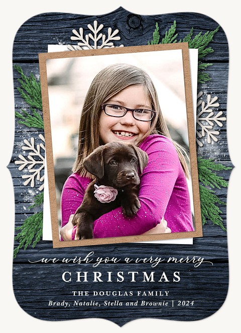 Winter Charm Personalized Holiday Cards