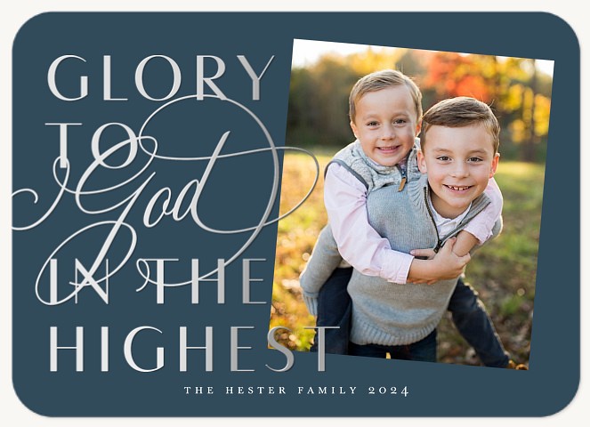 Everlasting Glory Personalized Holiday Cards