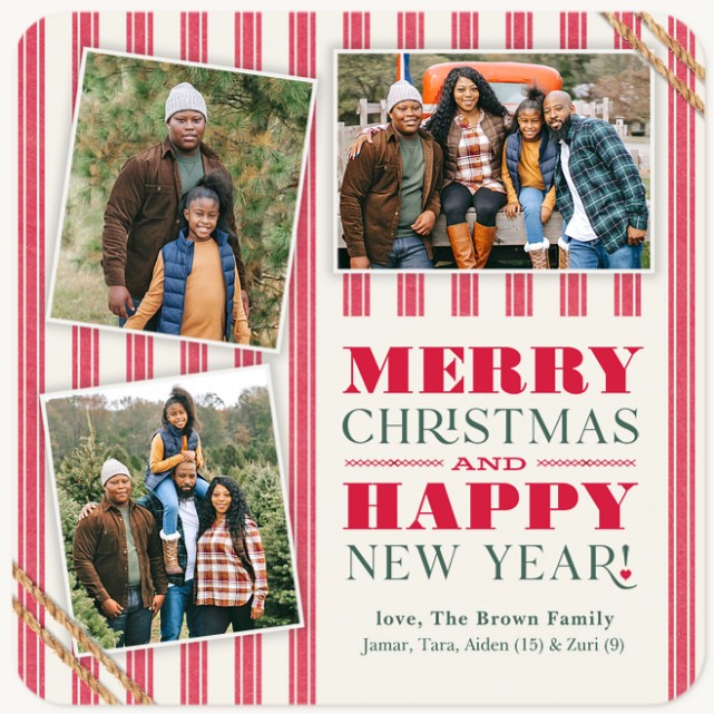Crafty Christmas Personalized Holiday Cards