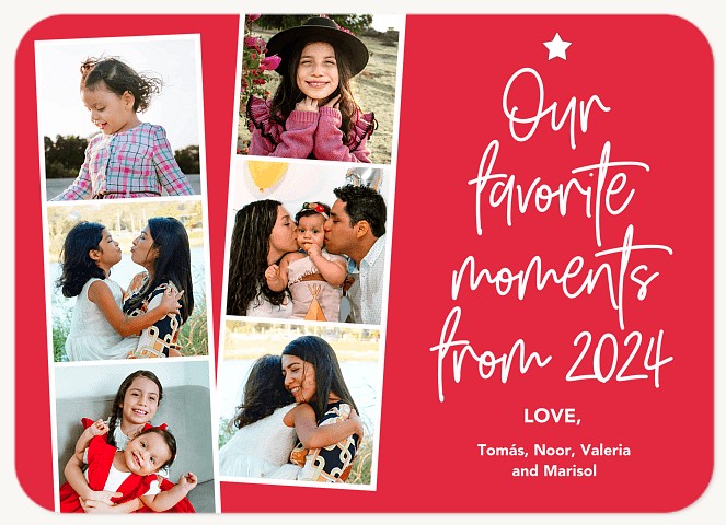 Treasured Moments Personalized Holiday Cards