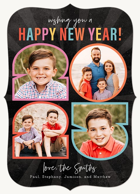 Year to Shine Personalized Holiday Cards