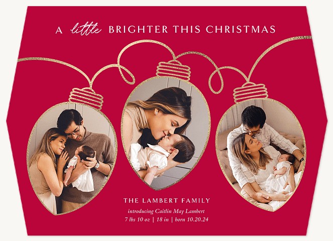 Little Brighter Personalized Holiday Cards