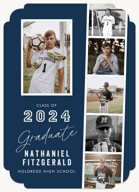 Scrapbook Graduation Invitations