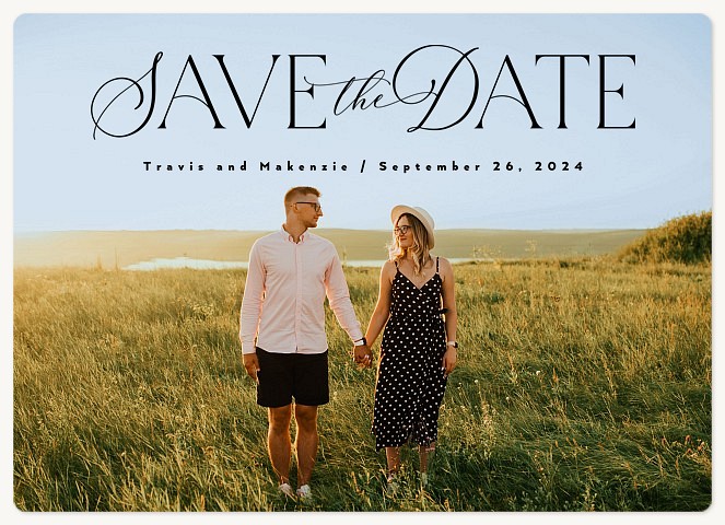 Mixed Type Save the Date Magnets