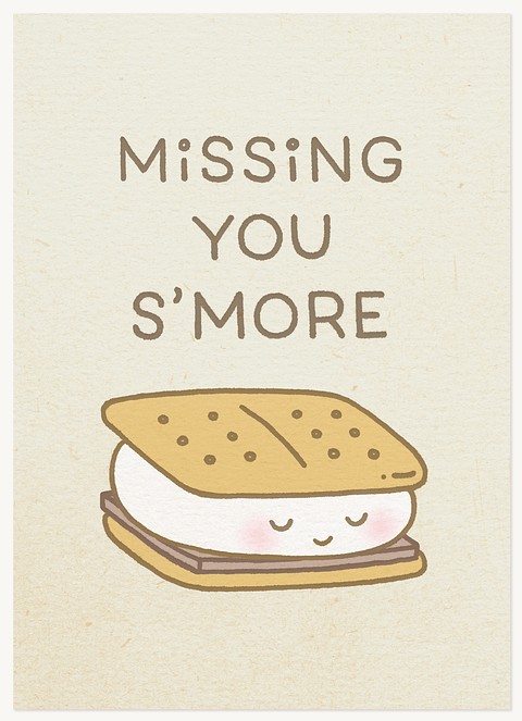 Missing You S'more Greeting Cards