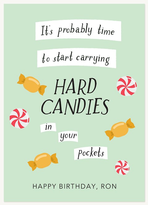 Hard Candies Greeting Cards