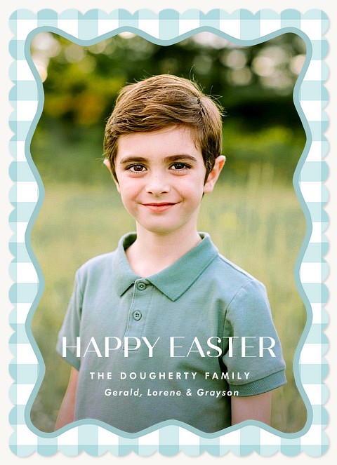 Easter Gingham Easter Cards