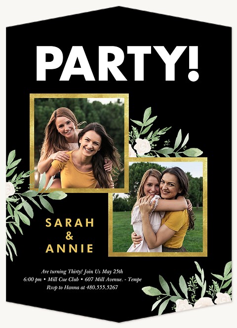 Twice as Nice Party Invitations