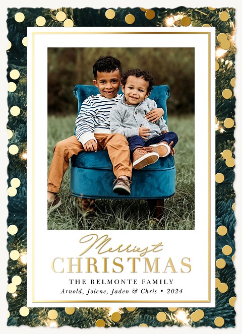 Twinkling Tree Christmas Cards