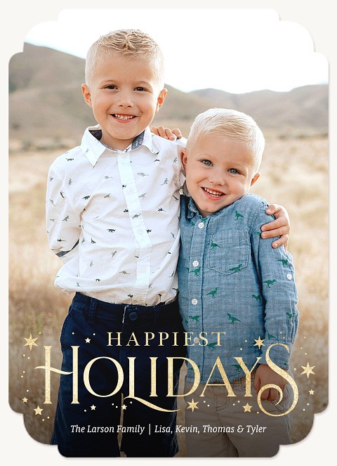 Storybook Sparkle Photo Holiday Cards