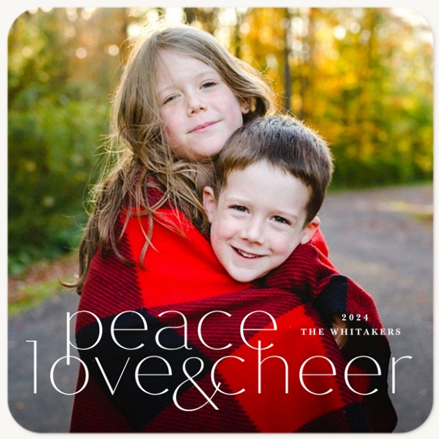Sophisticate Photo Holiday Cards