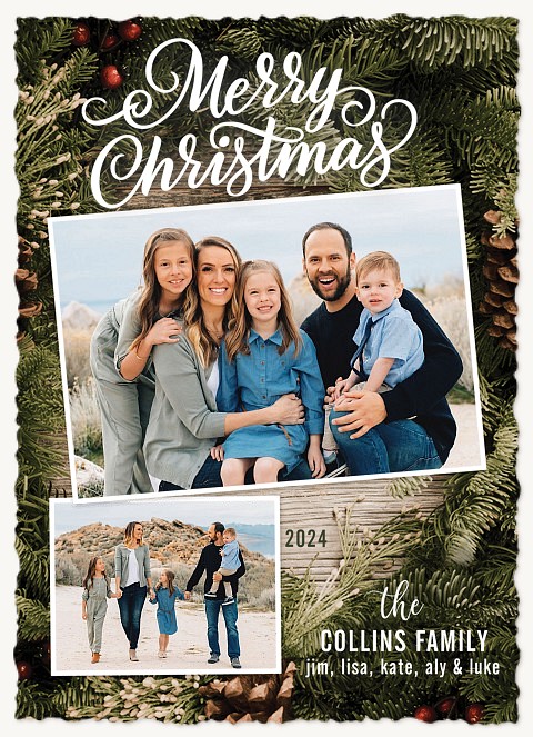 Evergreen Duo Christmas Cards