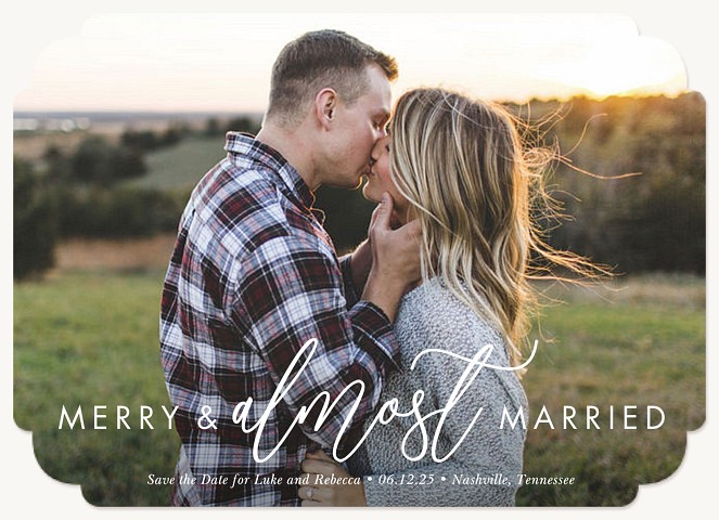 Almost Married Christmas Cards