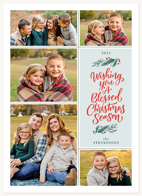 Blessed Season Christmas Cards