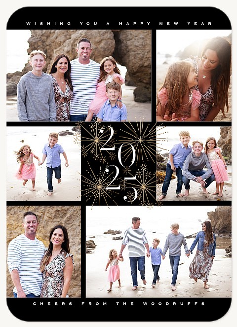 Sparklers Personalized Holiday Cards