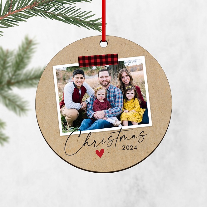 Holiday Snapshot Personalized Ornaments